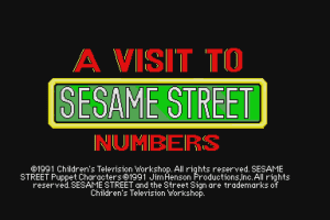 A Visit to Sesame Street: Numbers 0