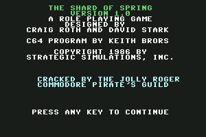 Shard of Spring abandonware