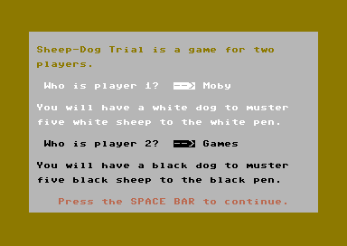 Sheep-Dog Trial abandonware