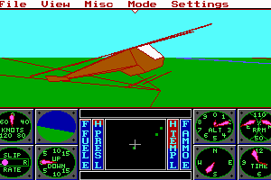 Sierra's 3-D Helicopter Simulator abandonware