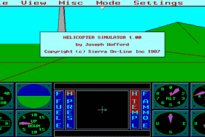 Sierra's 3-D Helicopter Simulator 8