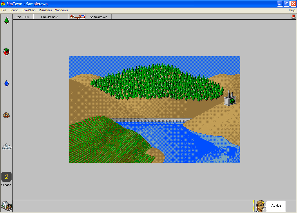 simtown in dosbox