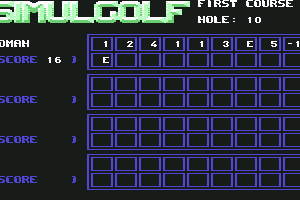 Simulgolf 9