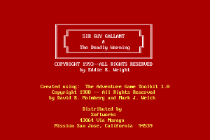 Sir Guy Gallant & The Deadly Warning 0