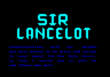 Sir Lancelot 12