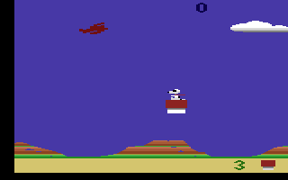 SNOOPY AND THE RED BARON (ATARI 2600, 1983)