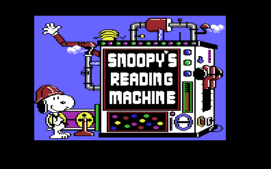 Snoopy's Reading Machine 1
