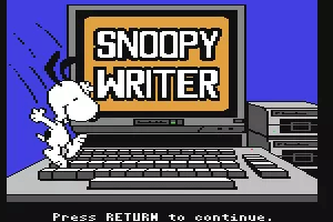 Snoopy Writer abandonware