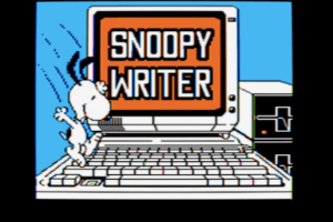 Snoopy Writer 0