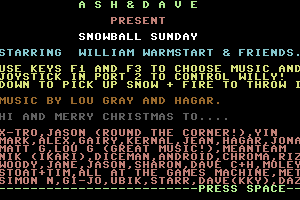 Snowball Sunday 0