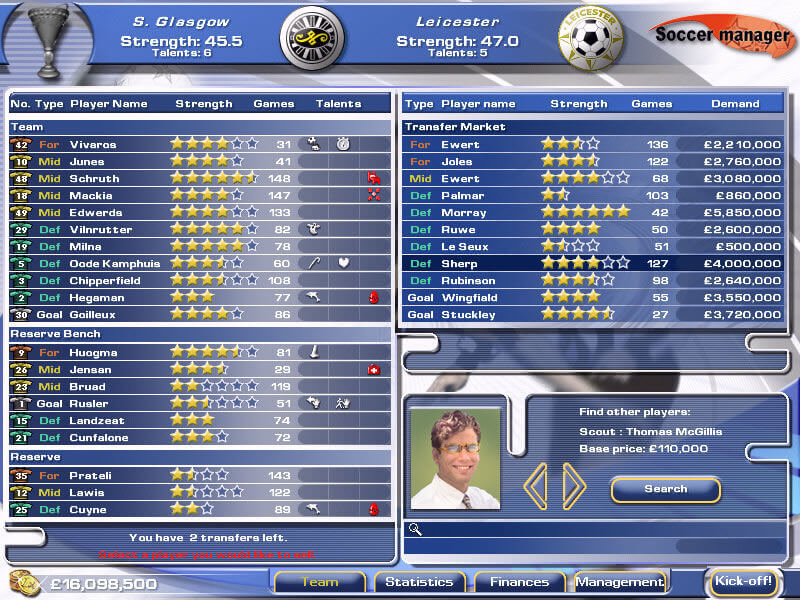 Download Soccer Manager (Windows) - My Abandonware