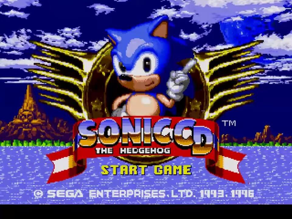 SEGA Sonic The Hedgehog CD ROM for Windows 95