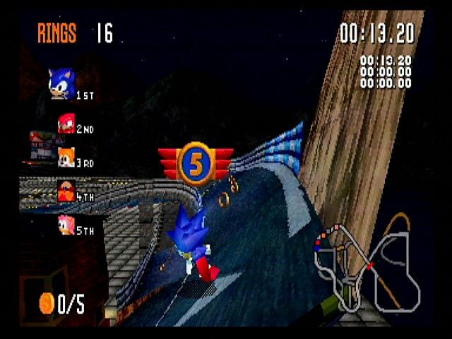 🕹️ Play Retro Games Online: Sonic R (Saturn)