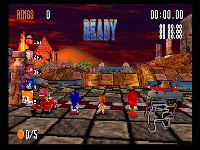 🕹️ Play Retro Games Online: Sonic R (Saturn)