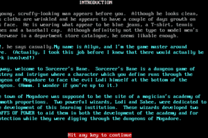 Sorcerer's Bane abandonware