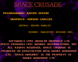 Space Crusade 0