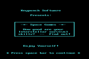 Space Games 0