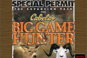 Special Permit: The Expansion Pack for Cabela's Big Game Hunter abandonware