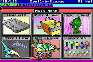 Spell-A-Saurus abandonware