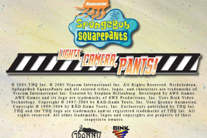 SpongeBob SquarePants: Lights, Camera, Pants! 0