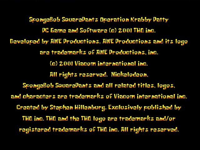 spongebob pc game operation krabby patty