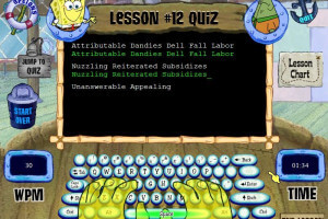 SpongeBob SquarePants: Typing 25