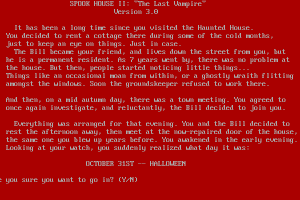 Spook House 2: The Last Vampire abandonware
