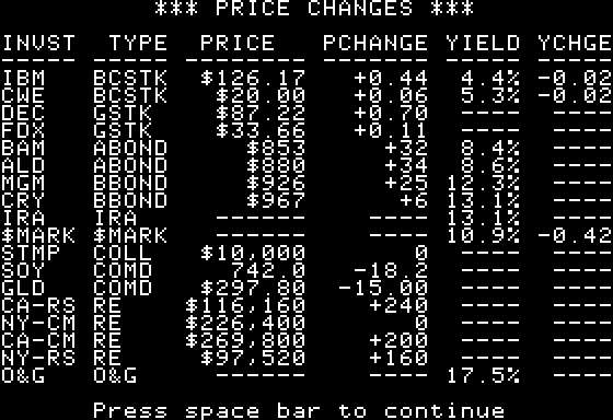 Squire: The Financial Planning Simulation abandonware