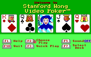 Stanford Wong Video Poker 1