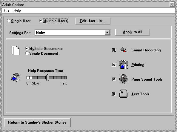 Download Stanley's Sticker Stories (Windows 3.x) - My Abandonware