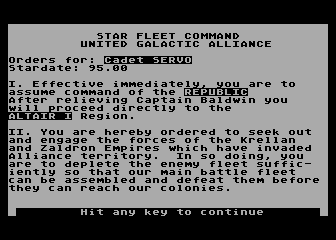 Star Fleet I: The War Begins! abandonware