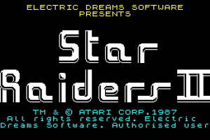 Star Raiders II 0