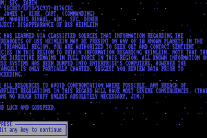 Star Trek: The Kobayashi Alternative abandonware