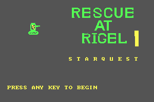 StarQuest: Rescue at Rigel abandonware