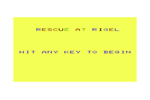 StarQuest: Rescue at Rigel abandonware