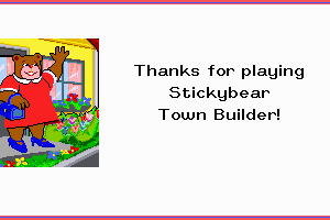 Stickybear Town Builder 8
