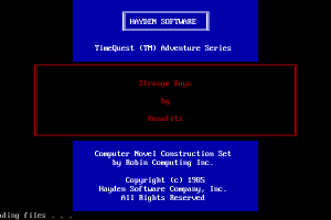 Strange Days 0