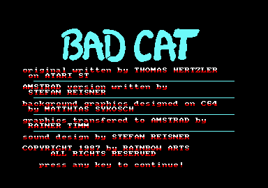 Street Cat abandonware