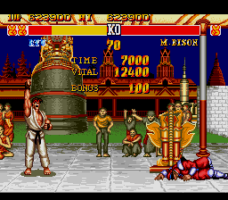 Street Fighter II: Champion Edition (1992): Partiu zerar com os chefes!!!