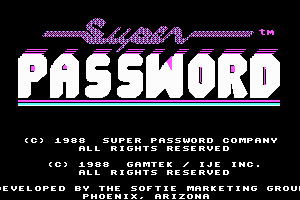 Super Password 0