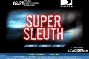 Super Sleuth 0
