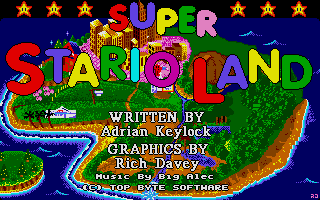 Super STario Land abandonware