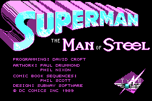 Superman: The Man of Steel 0