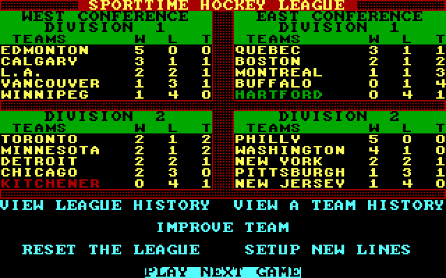 Superstar Ice Hockey Manual The Commodore 64 Sport Archive