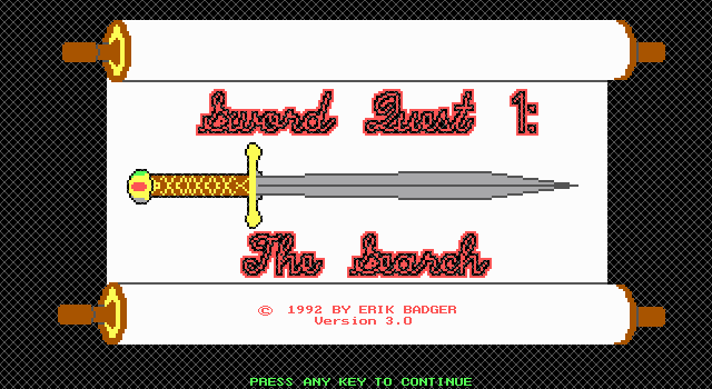 Sword Quest I: The Search 0