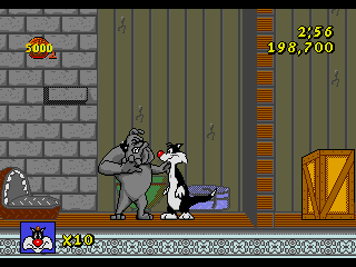 sylvester and tweety sega genesis