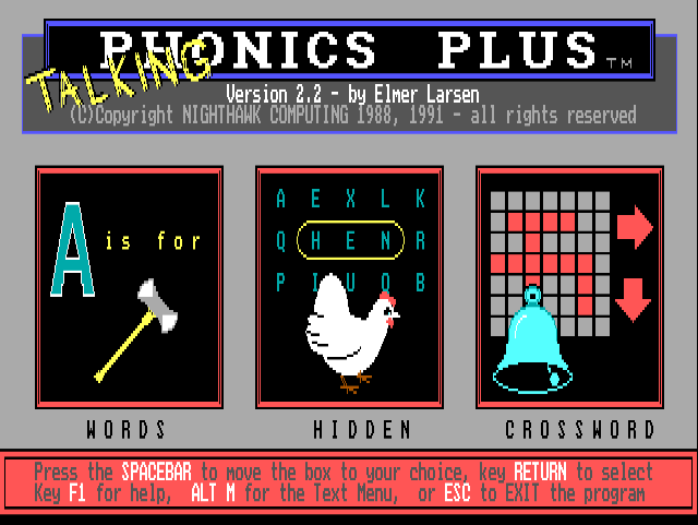 Talking Phonics Plus abandonware