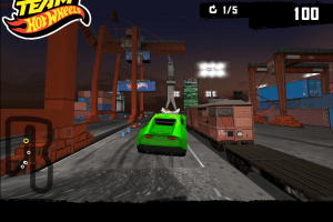 Team Hot Wheels: Night Racer - Dockyard Destruction abandonware