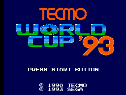 Classic GAMER UK - Tecmo World Cup '93 for the Sega Master System