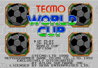 Tecmo World Cup '90 0